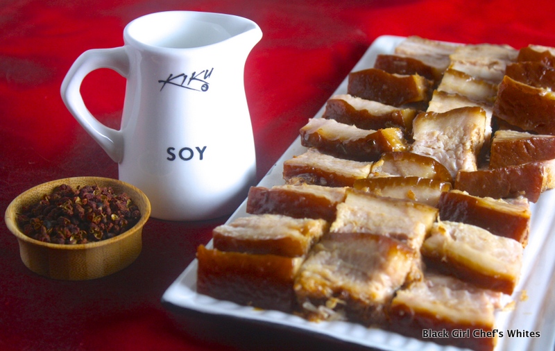 Red Cooked Pork Belly | Black Girl Chef's Whites