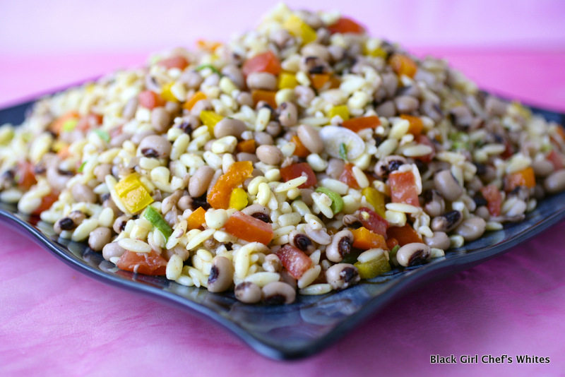 Black Eyed Pea Salad | Black Girl Chef's Whites